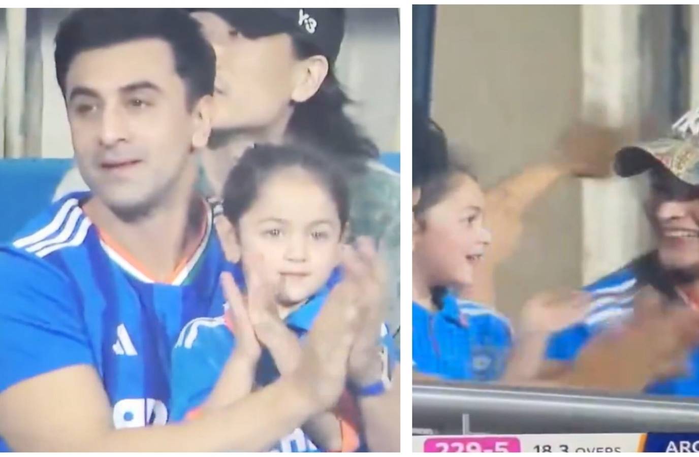 Raha Kapoor Steals the Show with Her Excited Reactions at T20 World Cup Semi Final