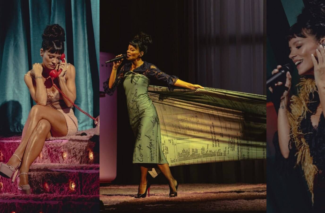 Lily Allen's 'Revenge Dress' Sparks Social Media Frenzy