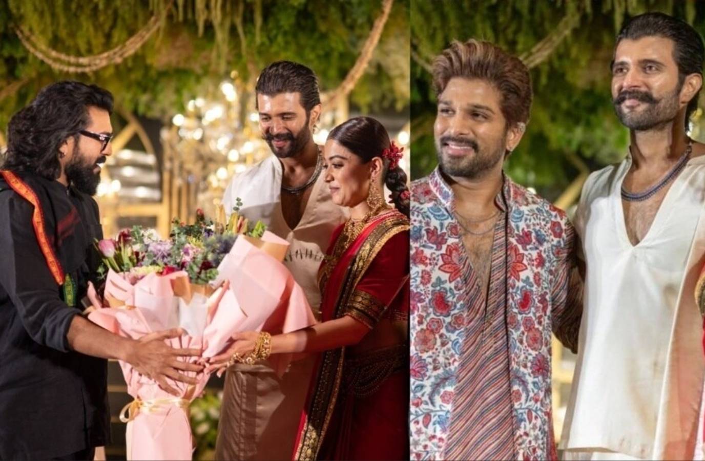 Telugu Stars Flock to Rashmika Mandanna and Vijay Deverakonda's Lavish Wedding Reception