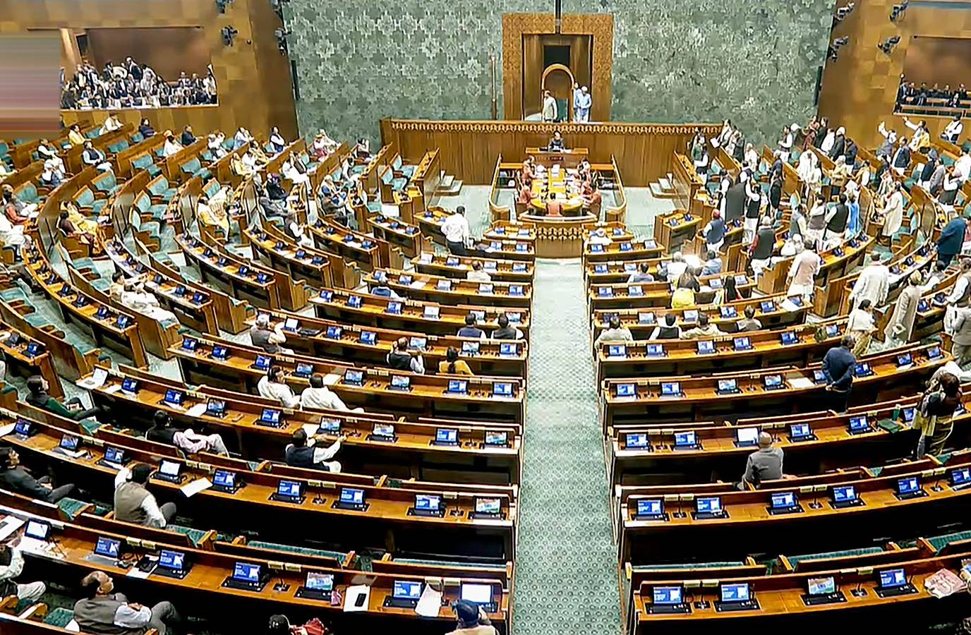Parliament Session Descends into Chaos as Opposition Demands West Asia Discussion