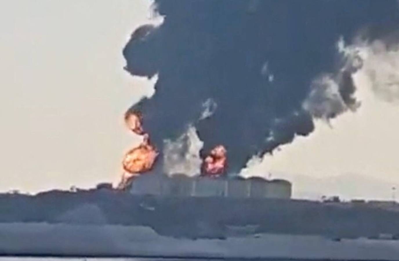 Flames Engulf Oman's Salalah Port After Drone Strikes