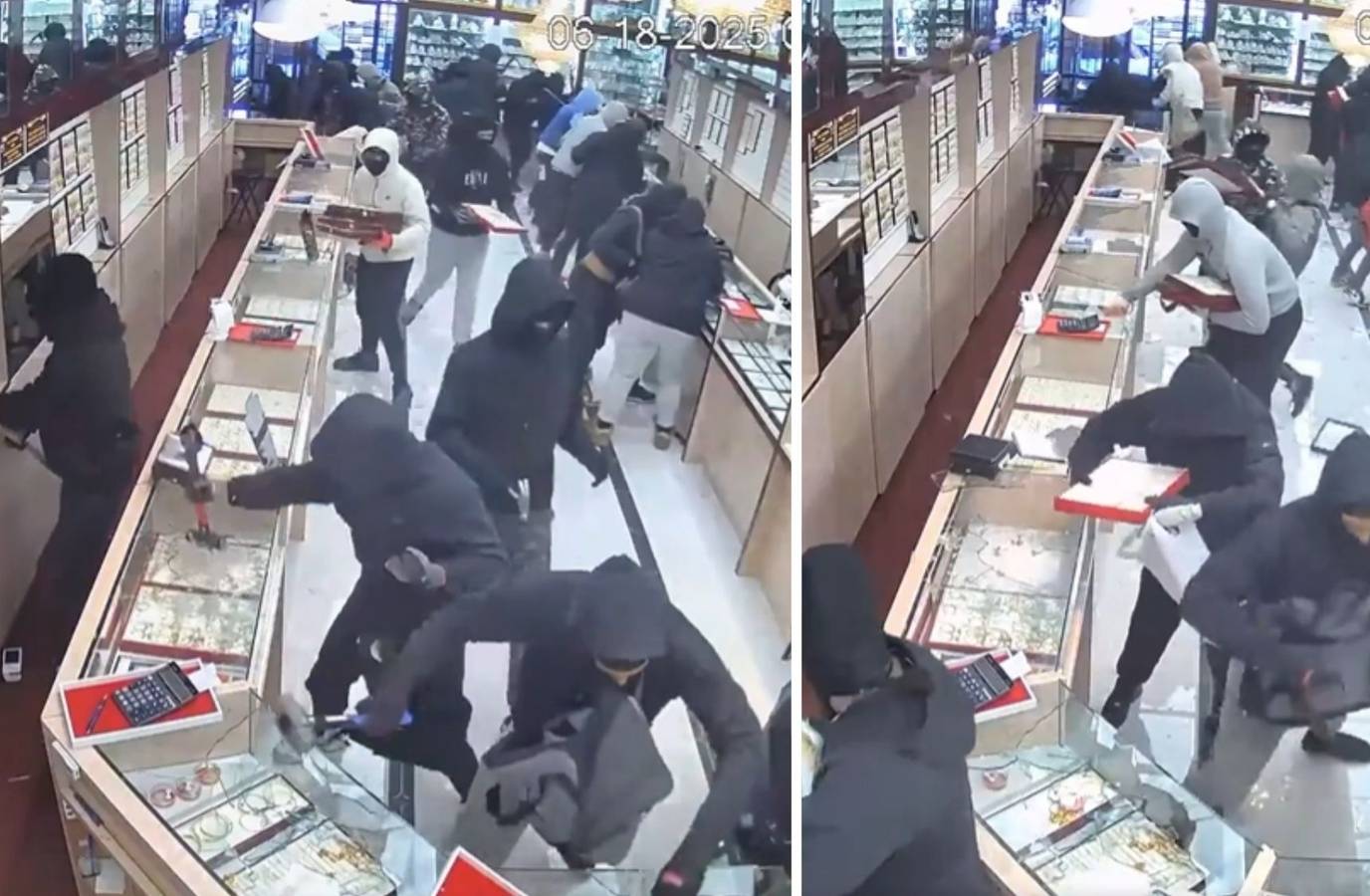 Gang Steals $1.7M in Jewelry in 60 Seconds from Indian-American Family's Store