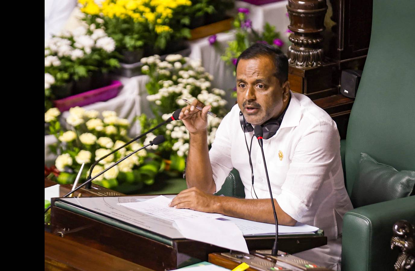 K'taka Speaker Walks Out Over Unanswered MLA Questions
