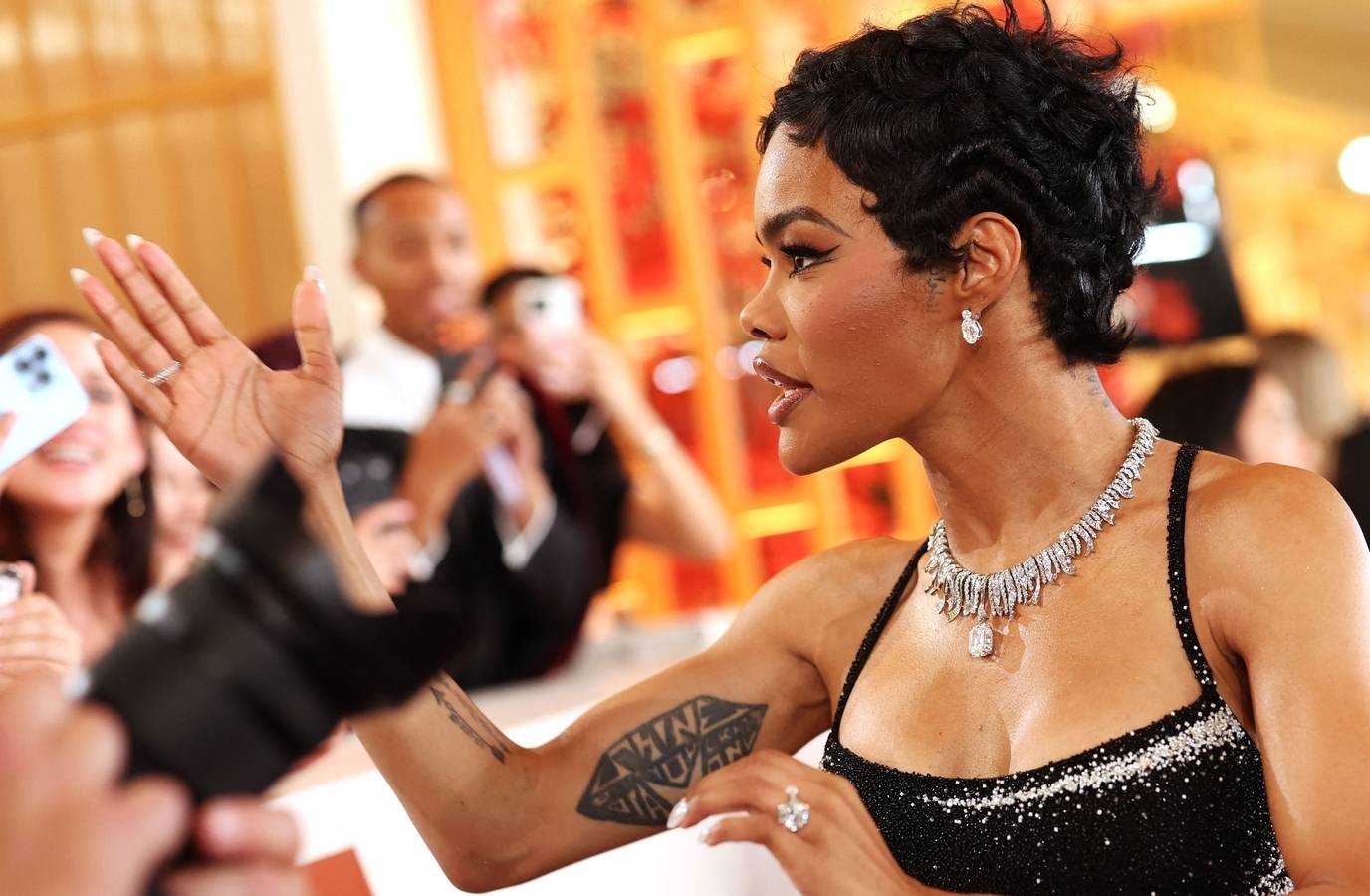 Teyana Taylor Confronts 'Rude' Security Guard at Oscars