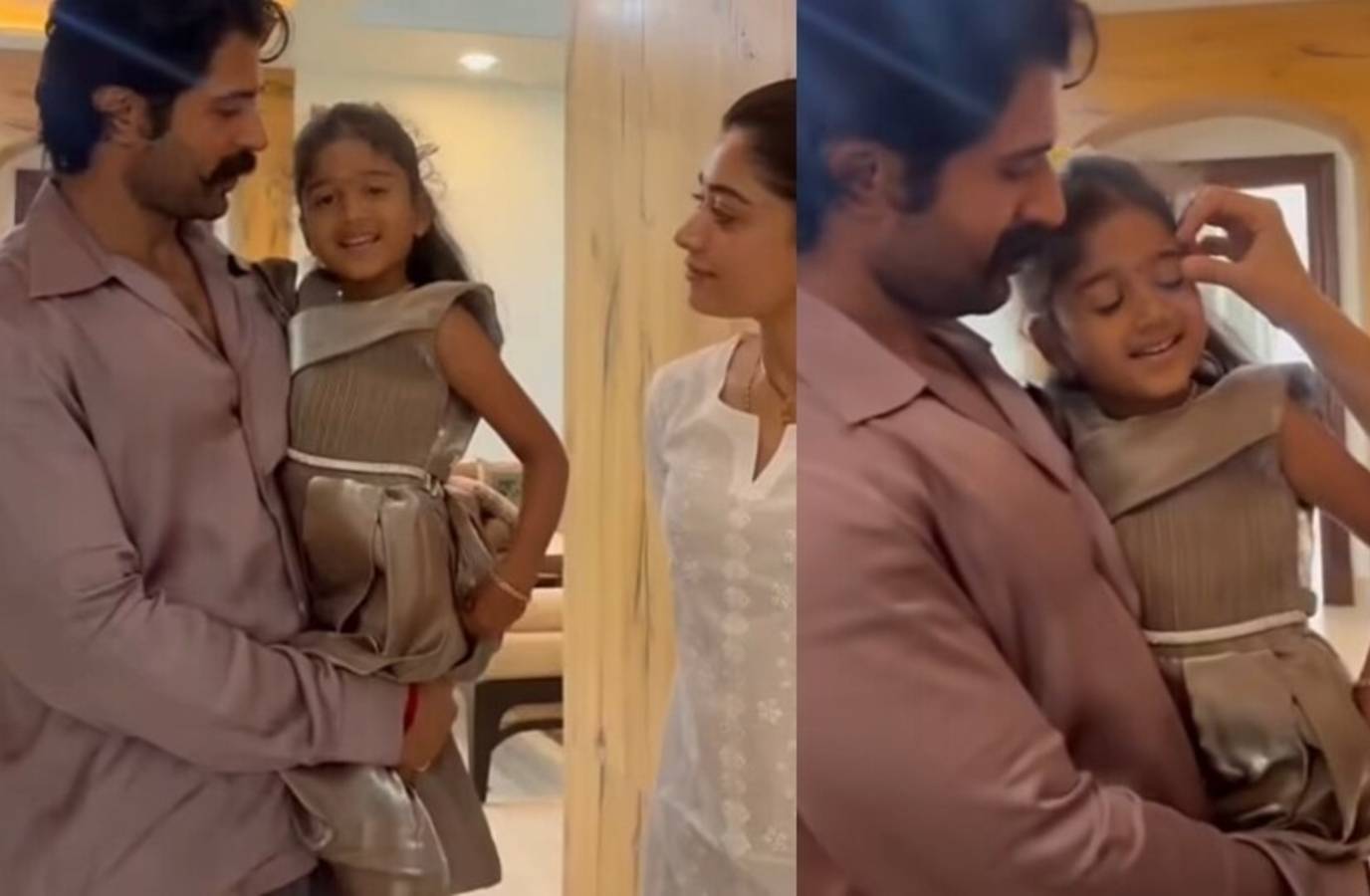 Rashmika Mandanna, Vijay Deverakonda meet little fan who wanted to attend their wedding: ‘Manam kuda friends ee kada?’ | Hindustan Times
