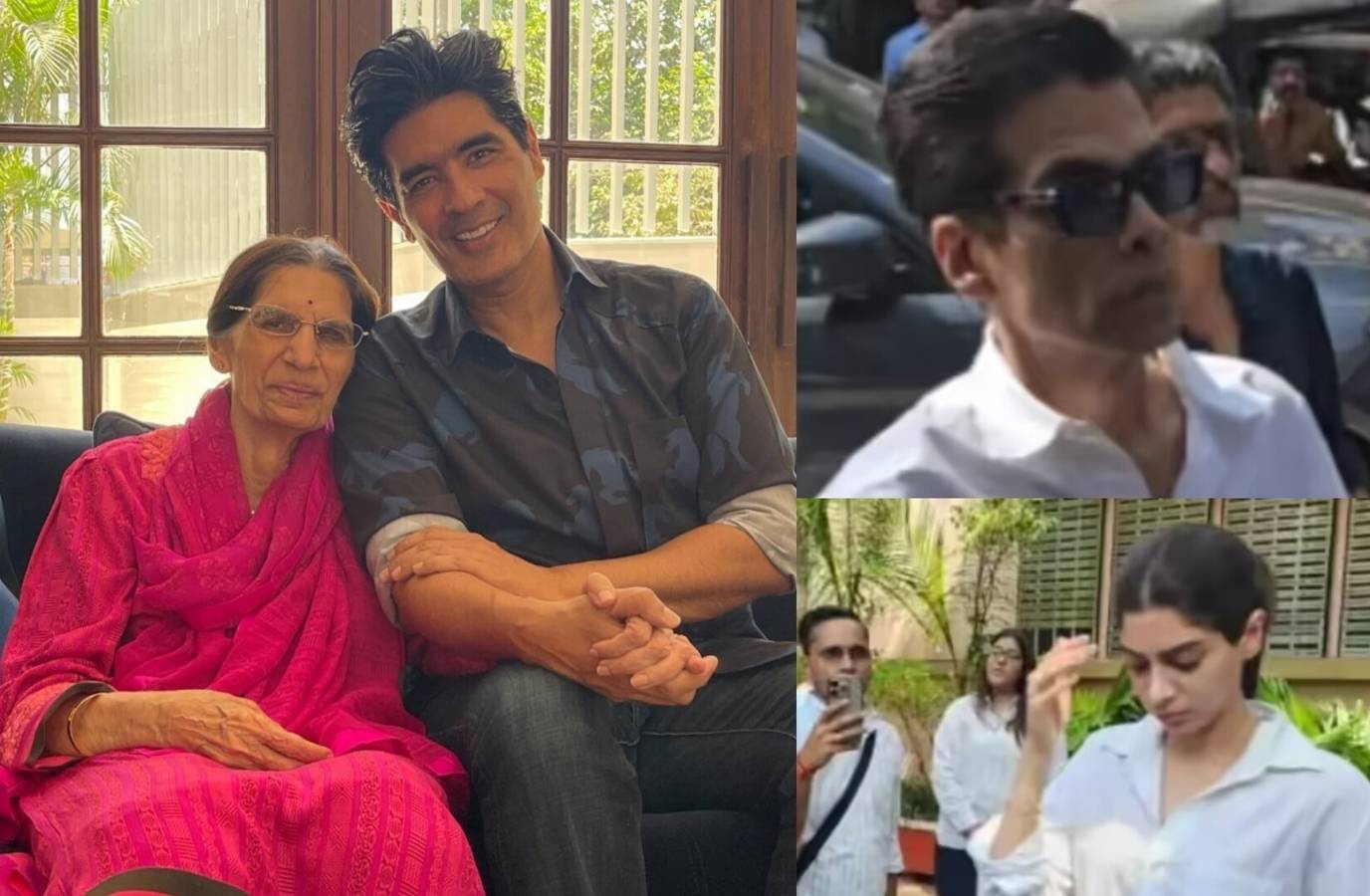 Bollywood Unites in Grief as Celebrities Pay Respects to Manish Malhotra's Mother
