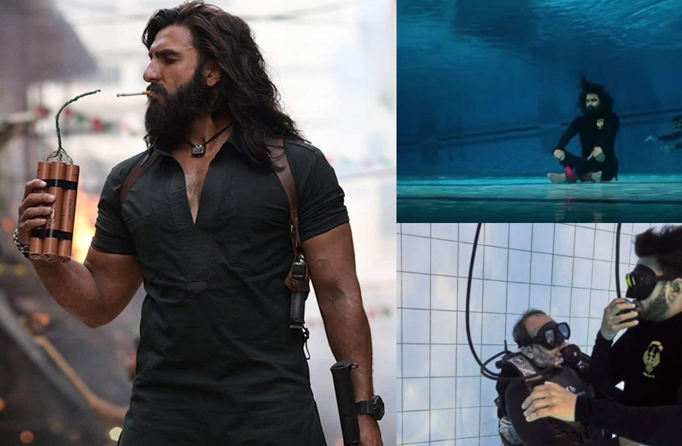 Ranveer Singh Stuns Fans with Underwater Dedication in Dhurandhar 2 BTS