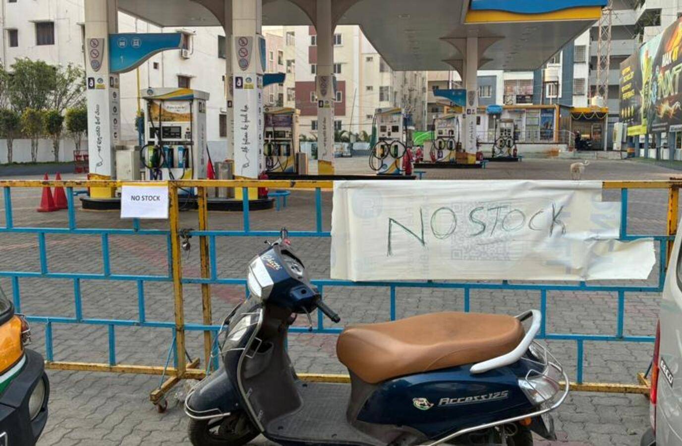 Telangana Petrol Pumps Shut Amidst Panic Buying and Supply Disruptions