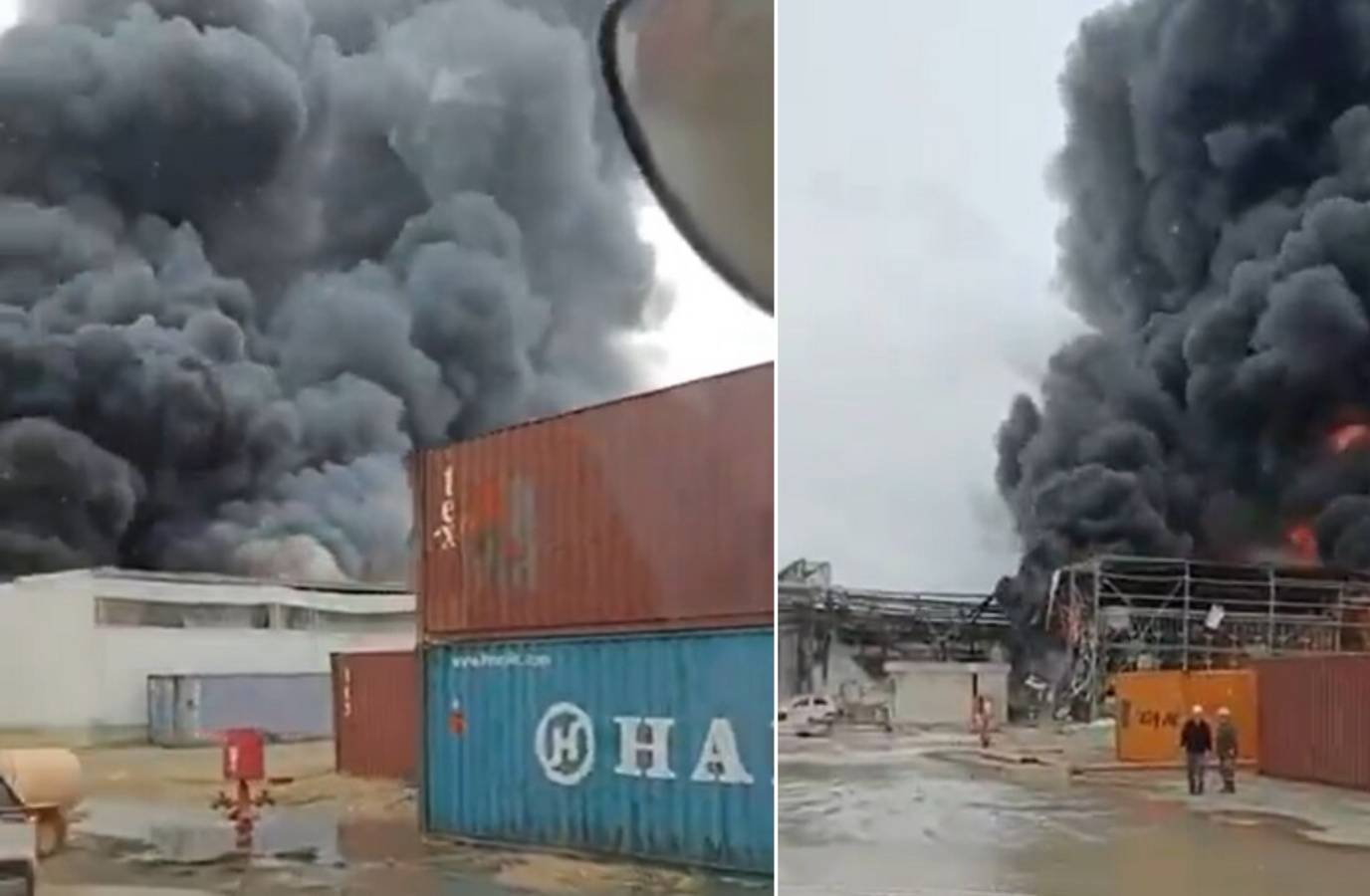 Israel Industrial Zone Engulfed in Toxic Fire After Iranian Missile Strike