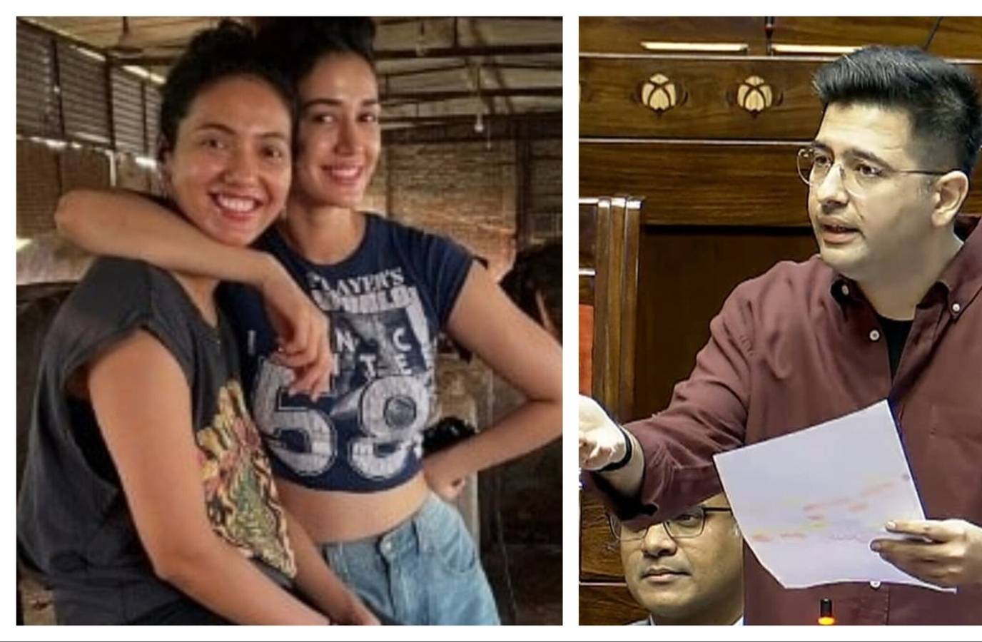 Disha Patani's Sister Backs Raghav Chadha After AAP Ouster