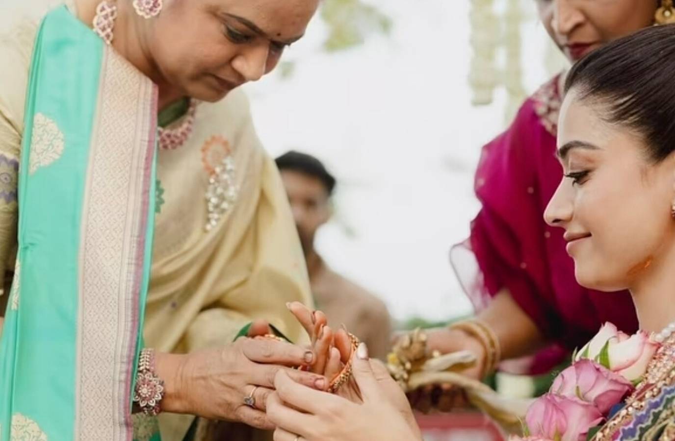 Rashmika Mandanna's Heartwarming Moments with Mother-in-Law at Intimate Wedding