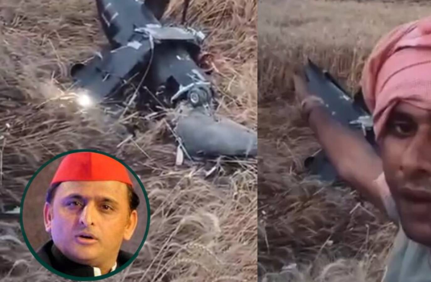 Drone Crash in UP Sparks Panic, Akhilesh Slams BJP Govt