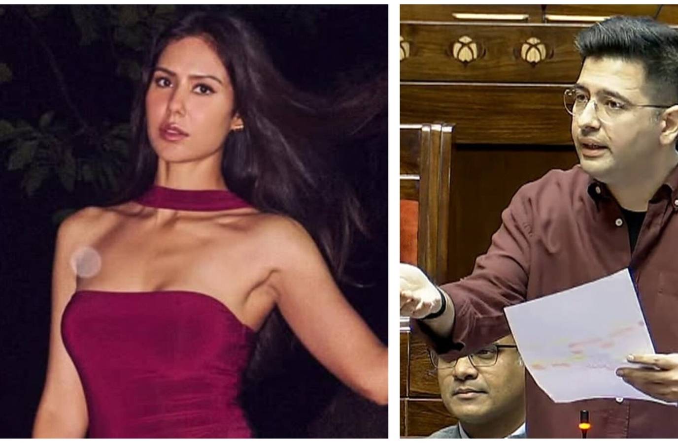 Sonam Bajwa Backs Raghav Chadha Amid AAP Drama