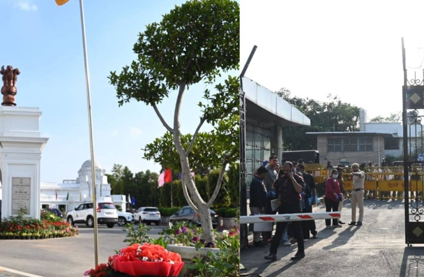 Masked Man Crashes into Delhi Assembly Complex, Leaves Bouquet, and is Arrested in 2 Hours