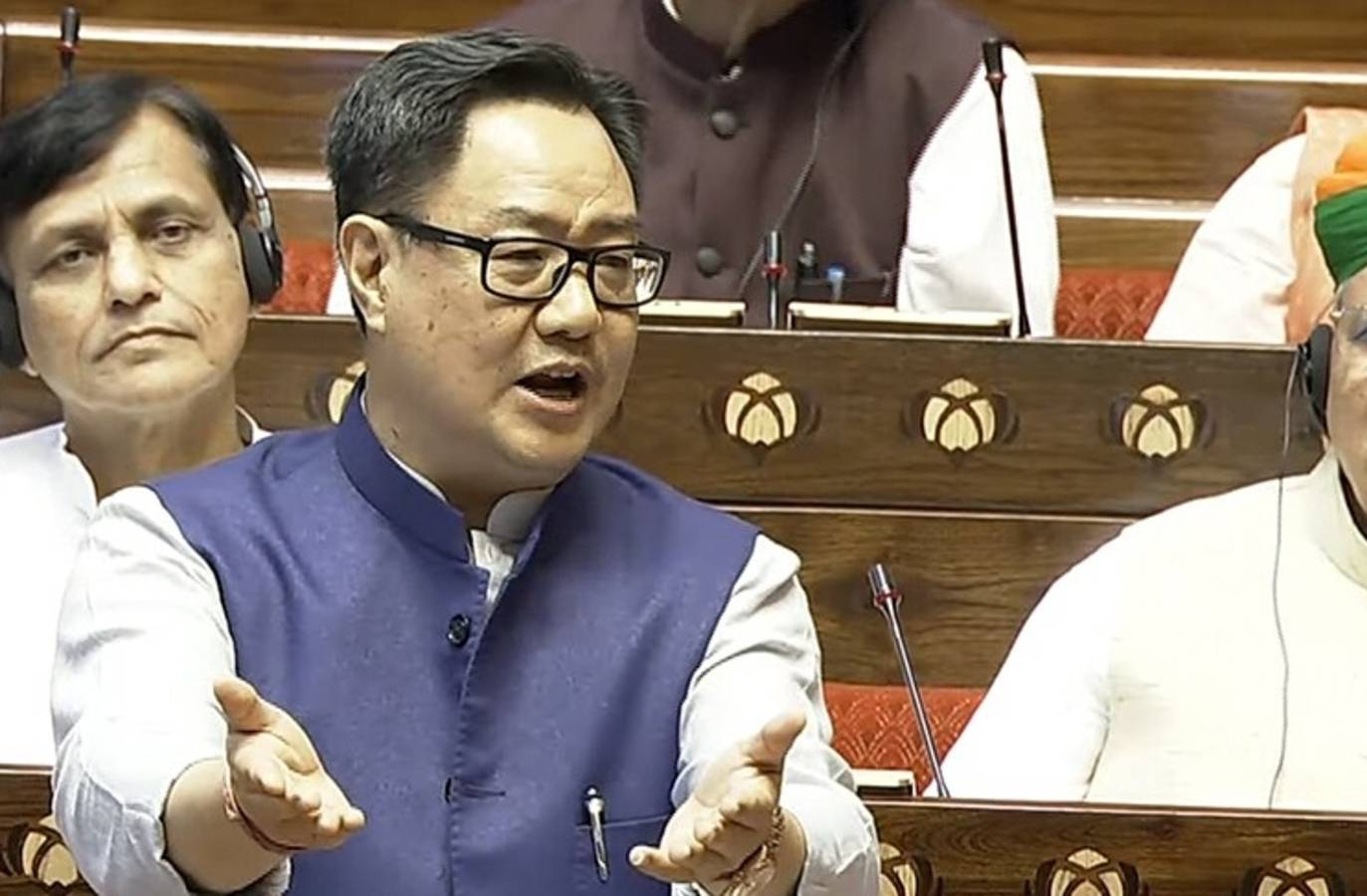 Rijiju Clarifies Delimitation Concerns Amid Opposition Protests