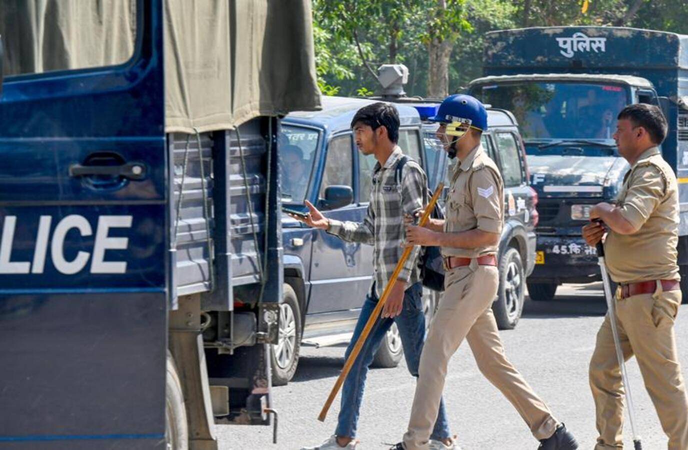 Police Crack Down on Fake Online Posts Amid Noida Protests