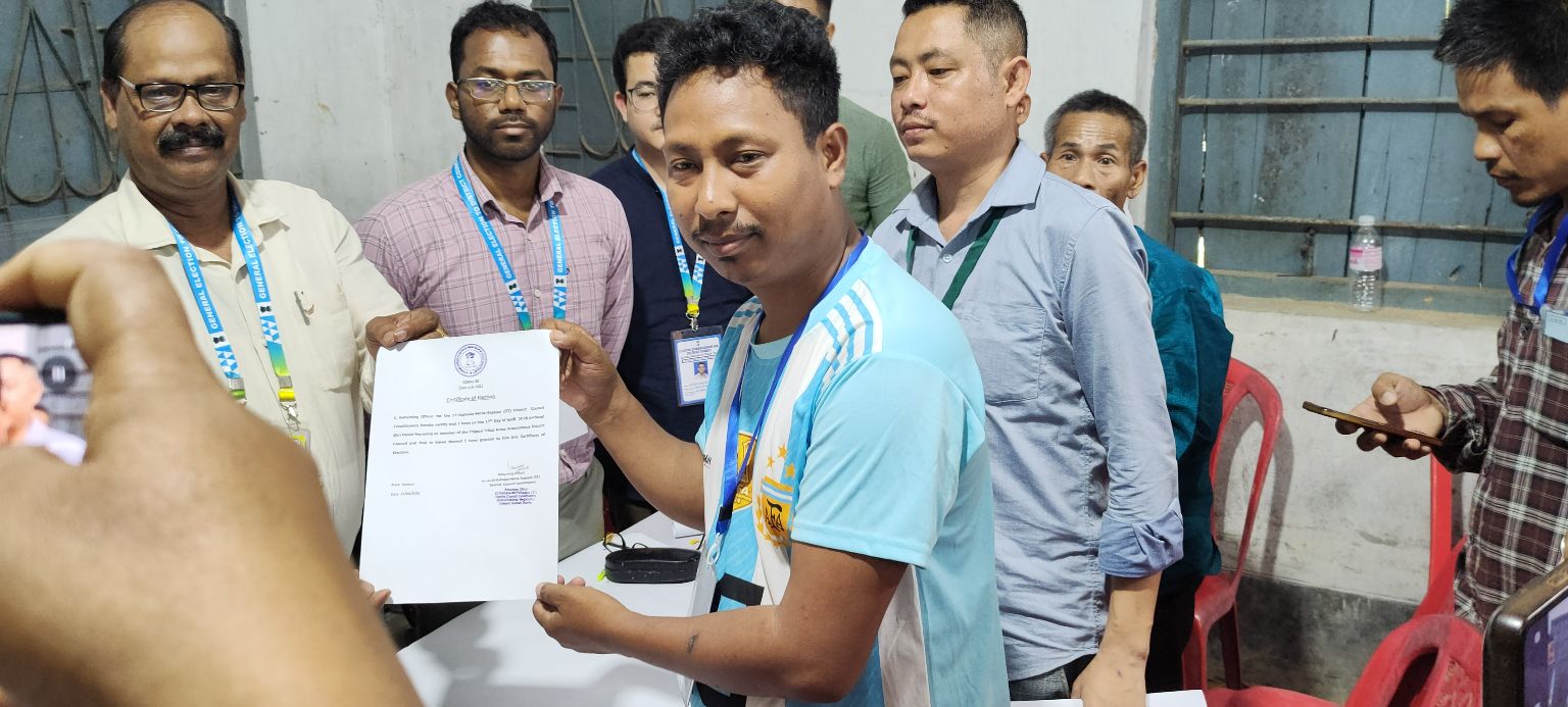 David Murasing 21,608 vote manwi kwplai wngkha: 22 Kathalia-Mirja-Rajapur 