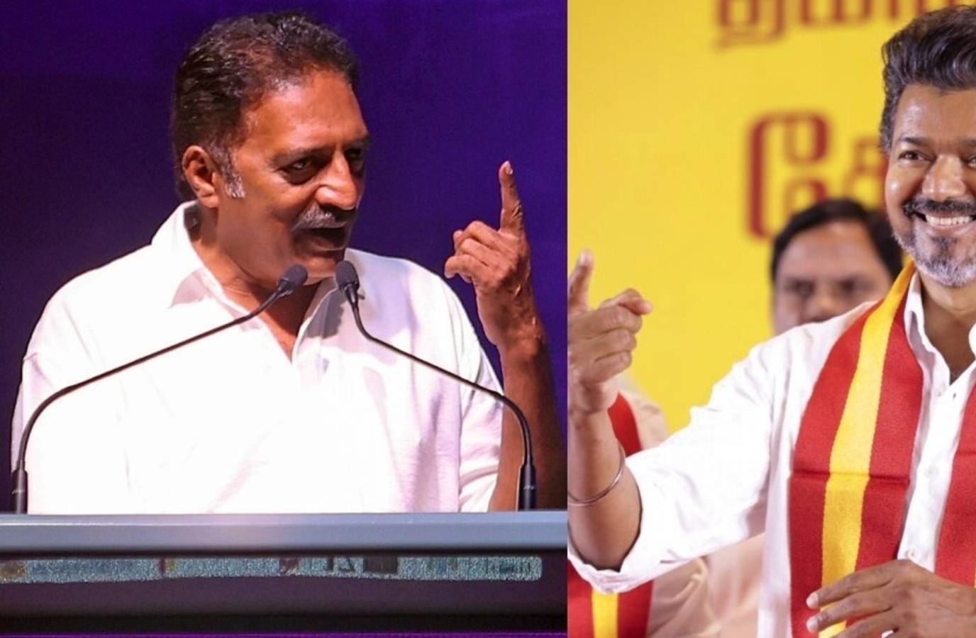 Prakash Raj Slams Vijay's 'Cinema Model' Politics Ahead of TN Elections