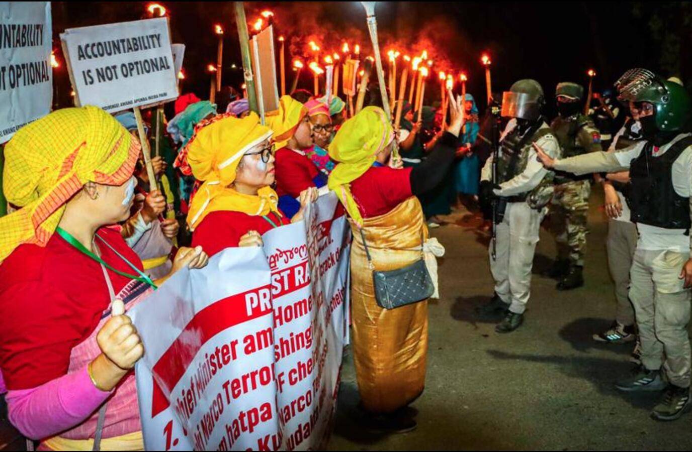 Manipur Violence: Cop Critically Injured as Protesters Try to Set Office Ablaze