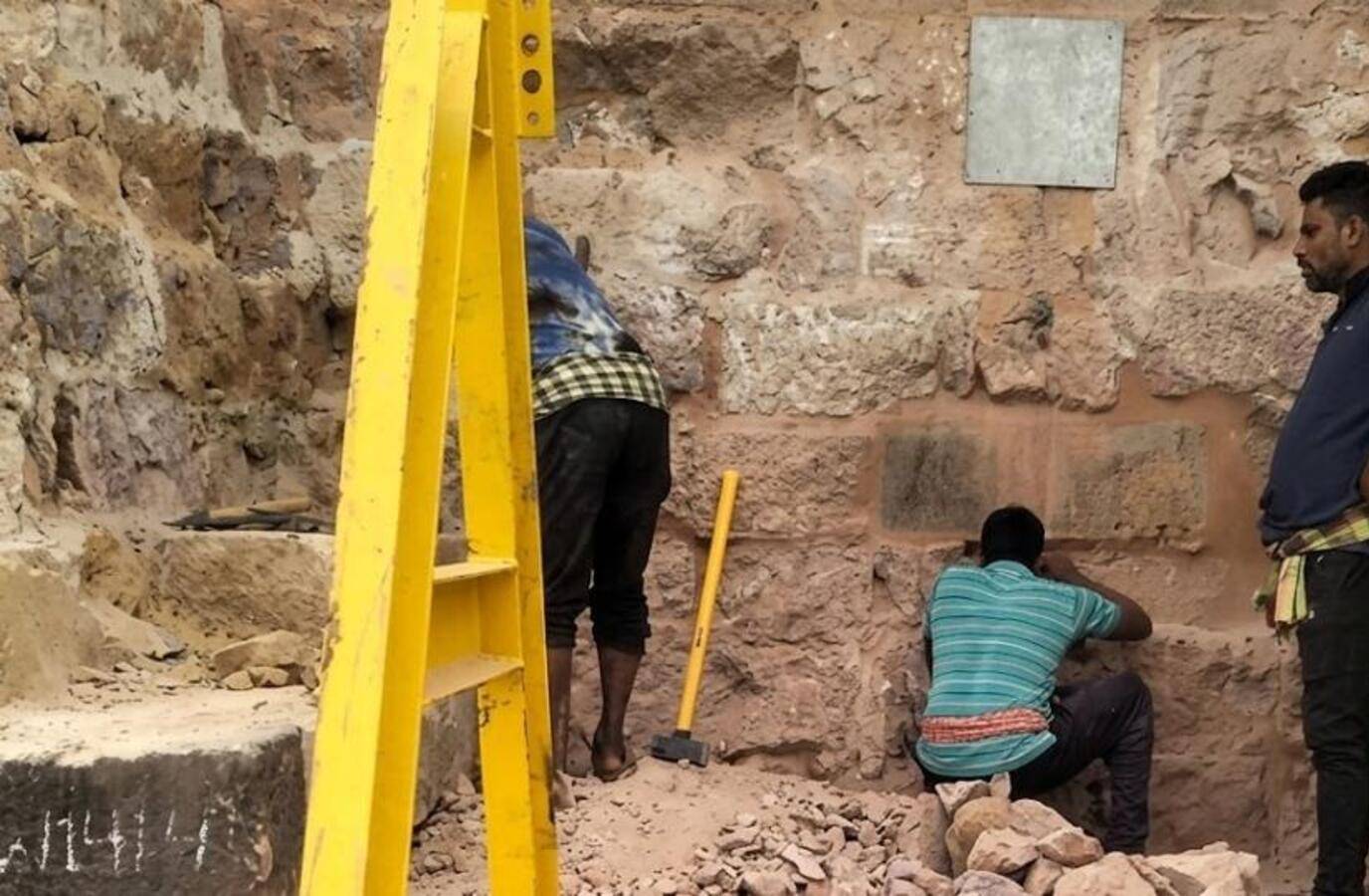 ASI Unseals Century-Old Sand at Odisha's Konark Sun Temple