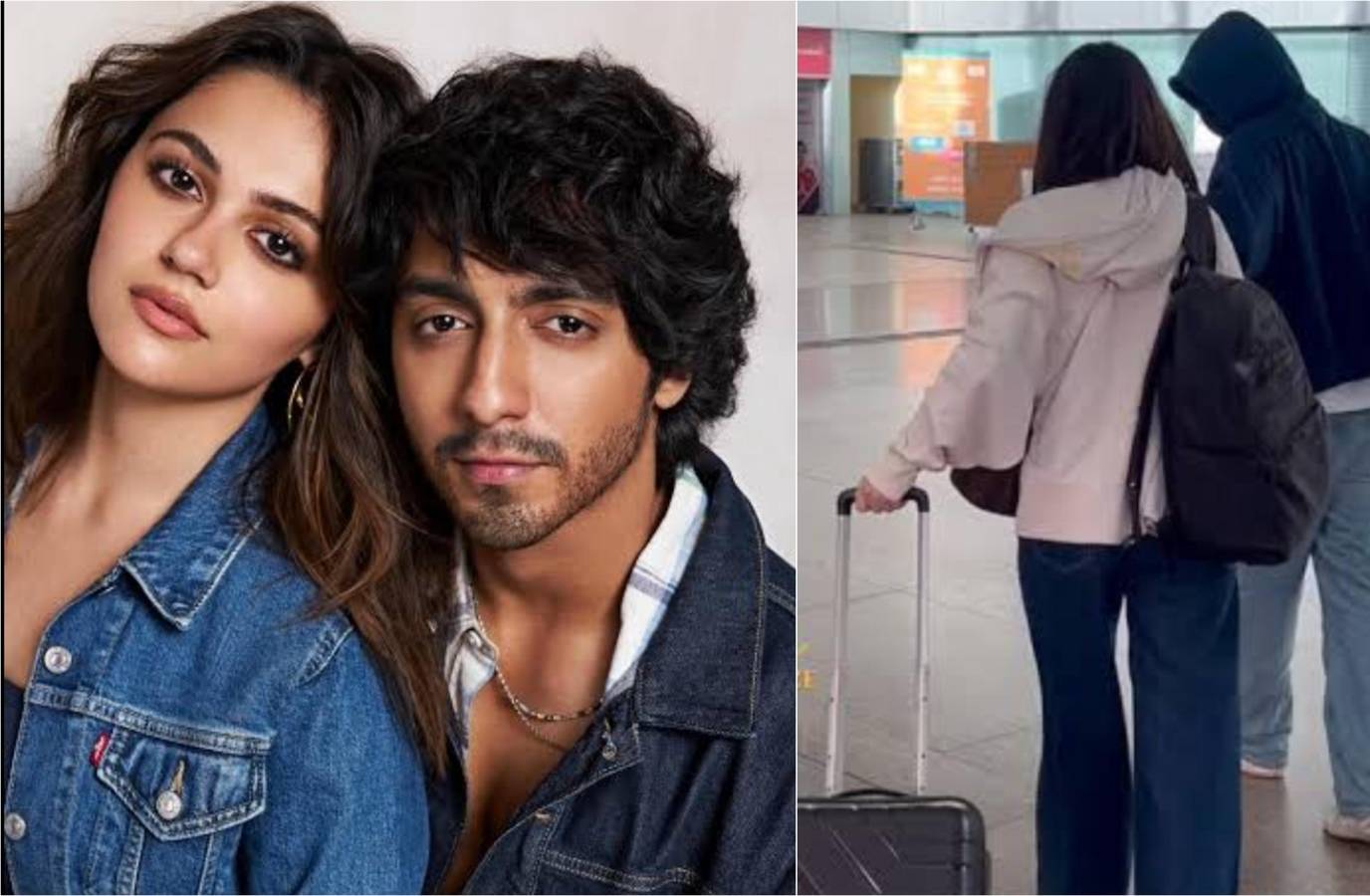 Ahaan Panday & Aneet Padda's Airport Dash: Paparazzi Evasion Caught on Camera