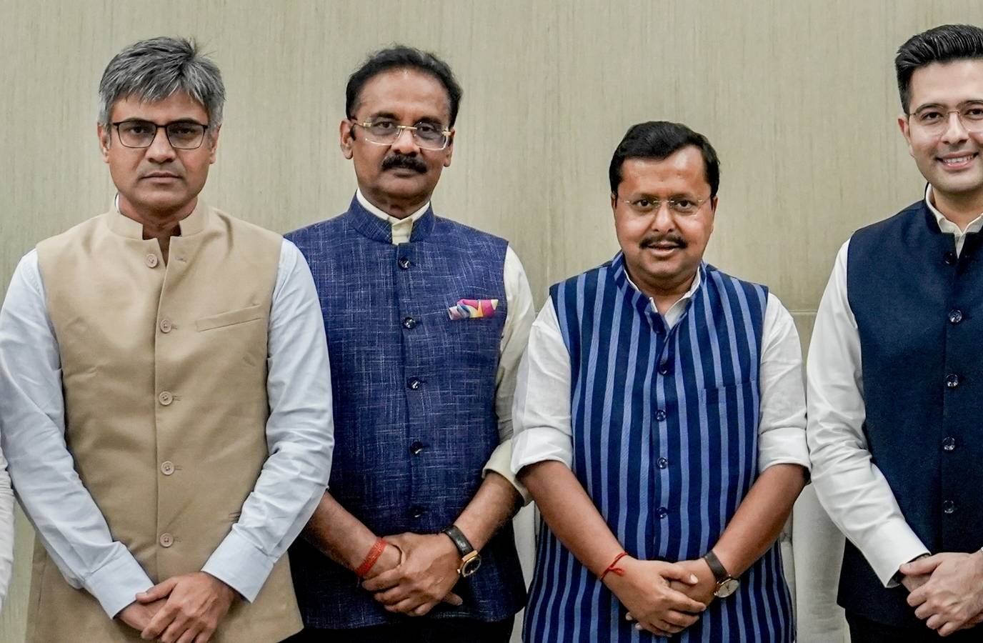 AAP Seeks Removal of 7 MPs Who Merged with BJP, Citing Defection Law