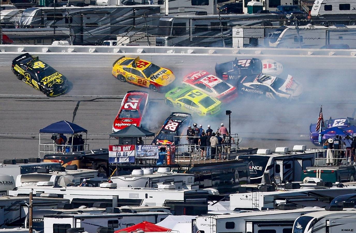 Wallace Takes Responsibility After 'Big One' Pile-Up at Talladega