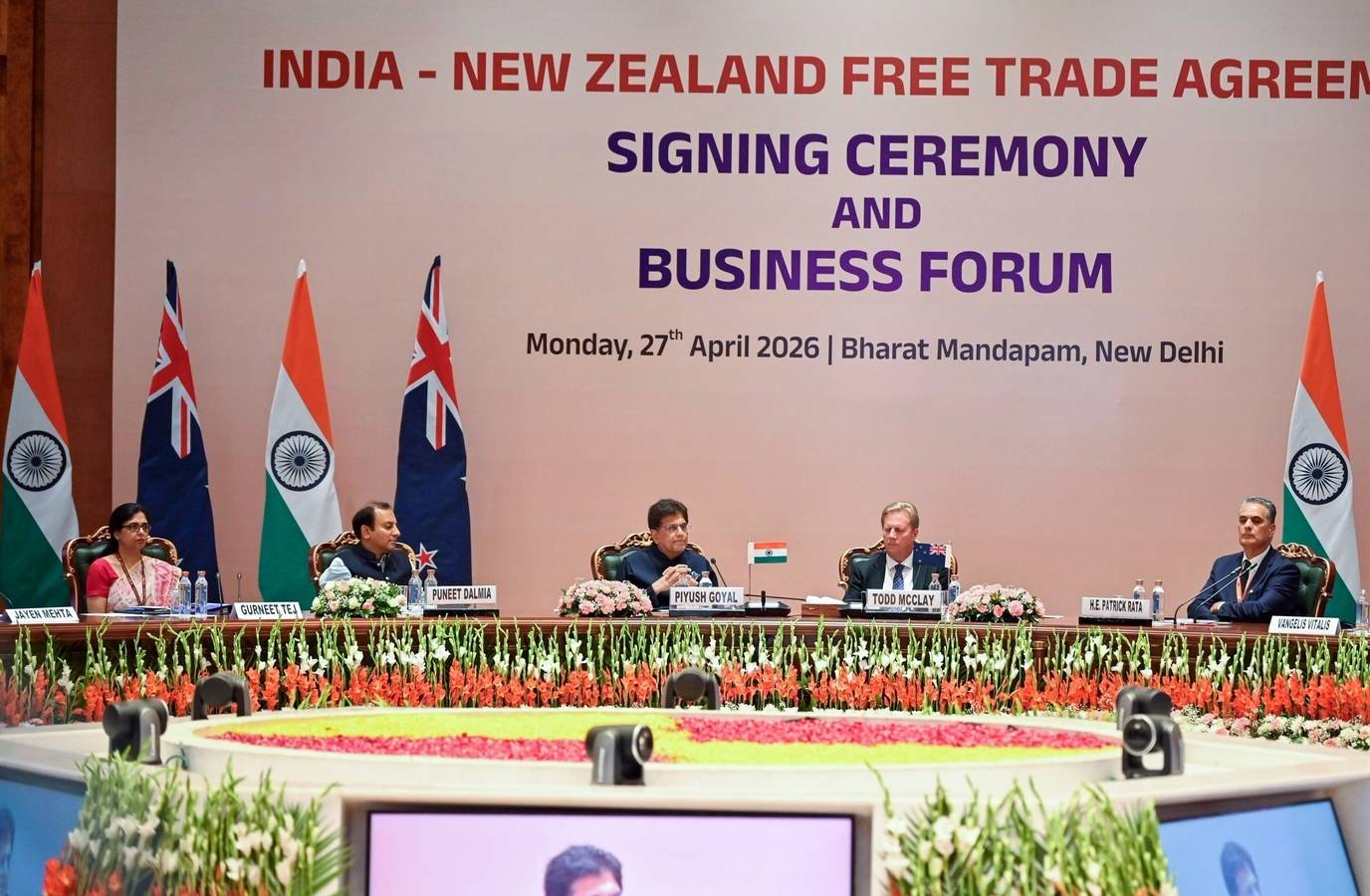 India and New Zealand Ink Historic FTA, Unlocking $20 Billion Investment and 5,000 Visas