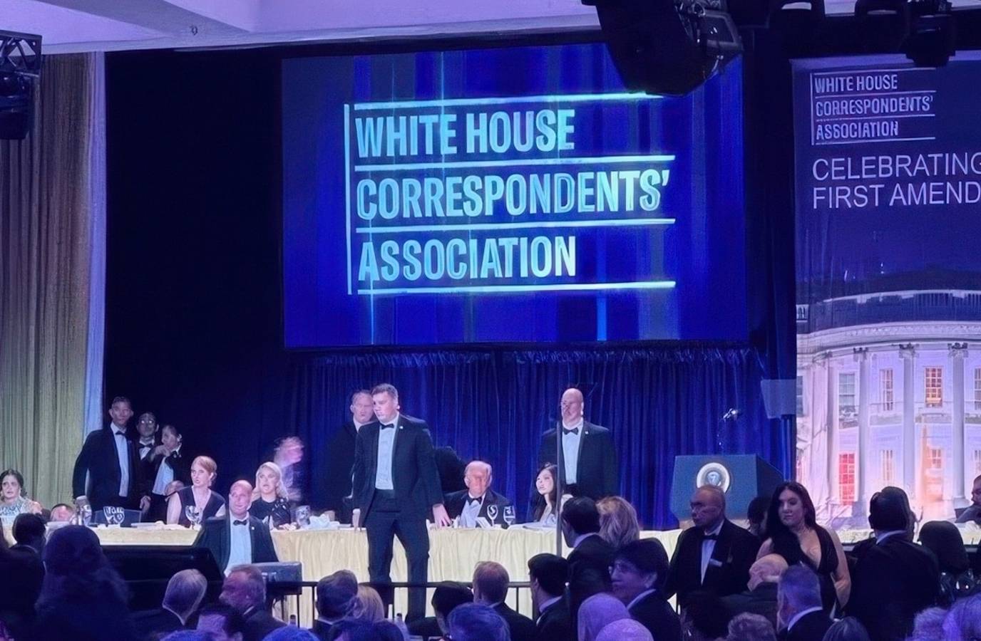Salad Guy Stays Calm During WHCD Shooting: 'I'm a New Yorker, We Live with Sirens'