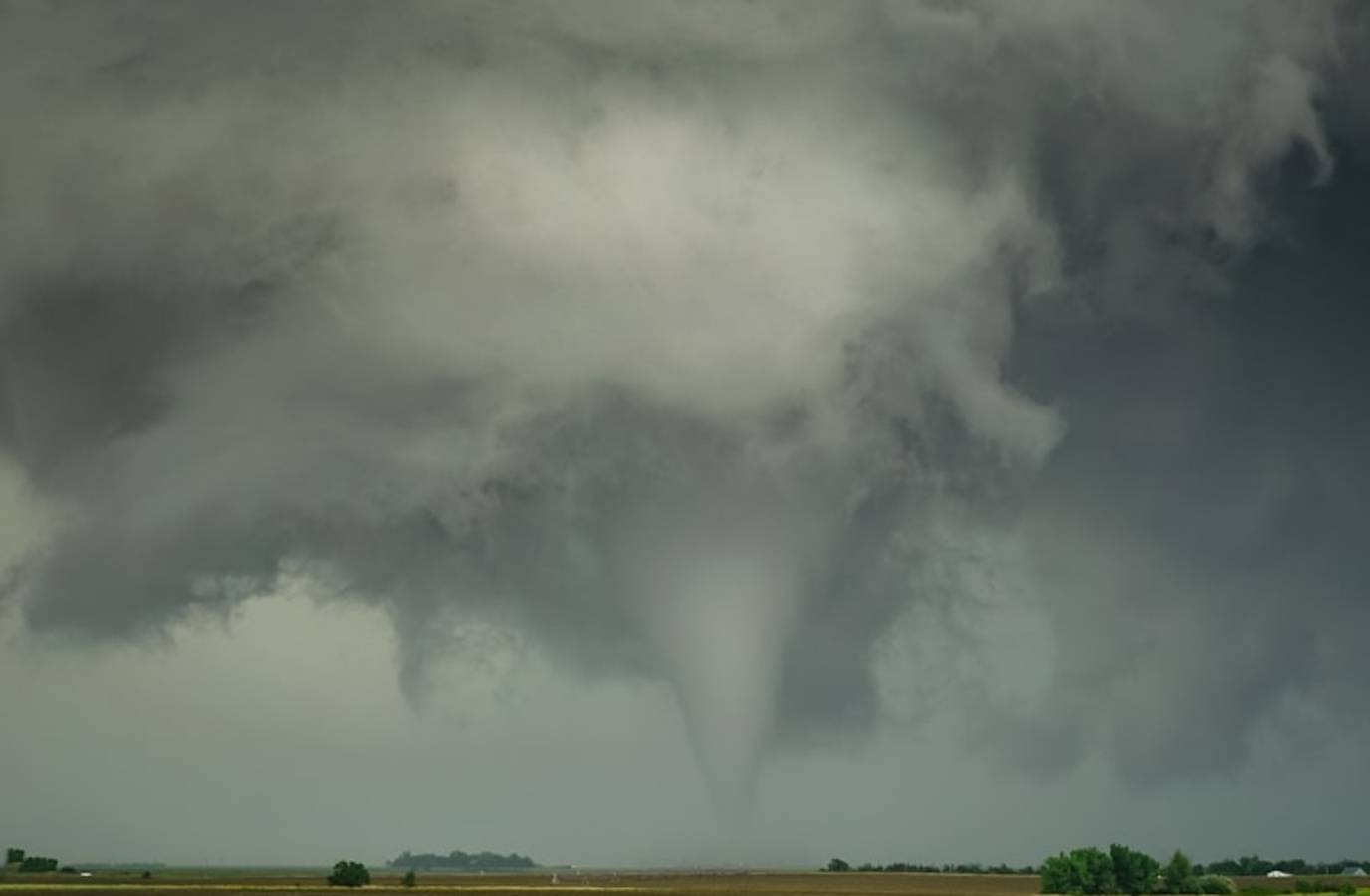 Texas Tornado Tracker: Rain-Wrapped Twister Spotted in Bowie County