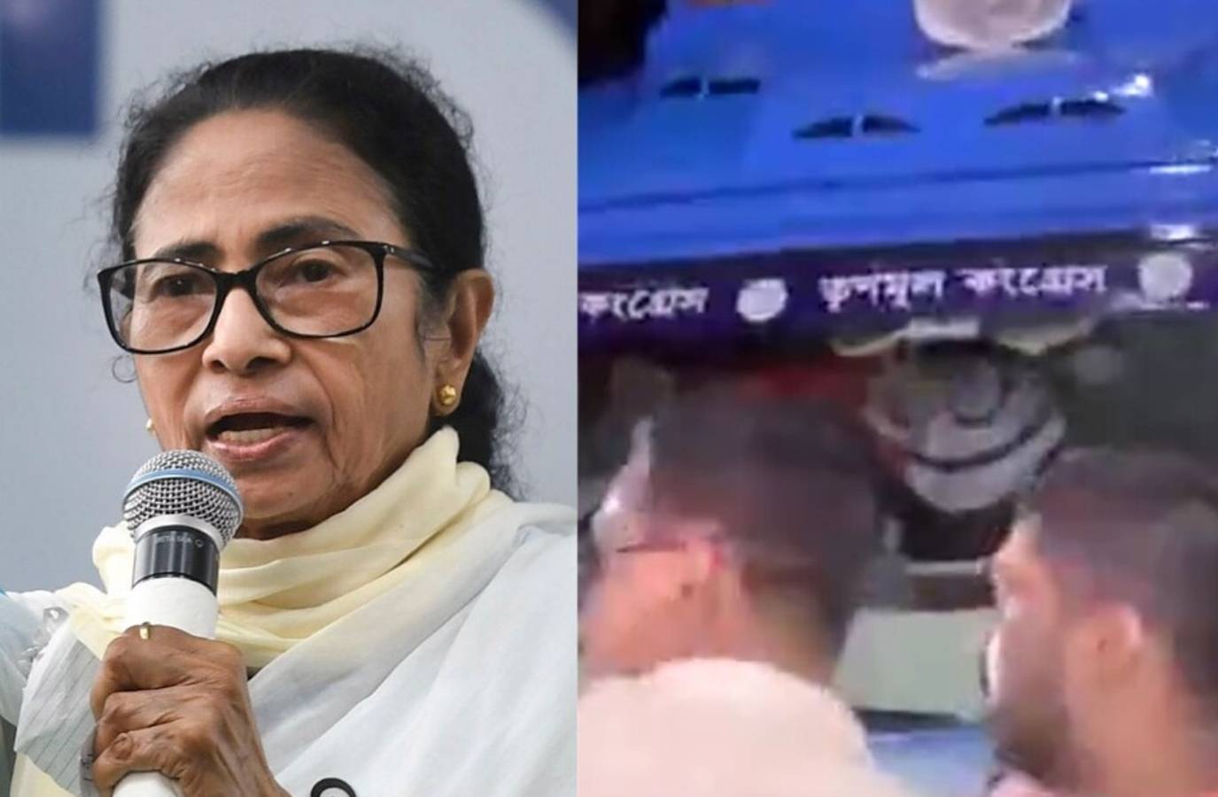 BJP Blocks TMC Vehicle in Bhabanipur, Claims 'Something' Has Been Brought