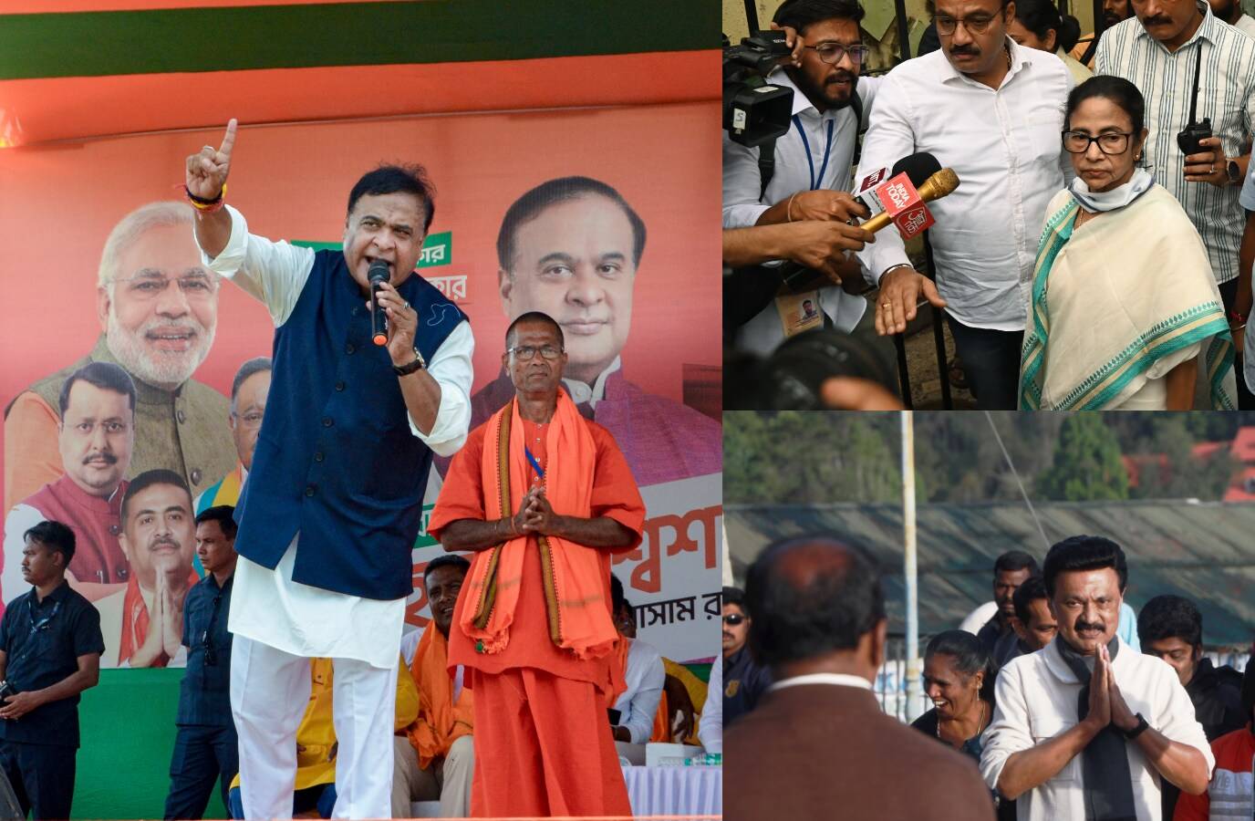BJP Sweeps Bengal, Edges DMK in TN: Chanakya Exit Polls