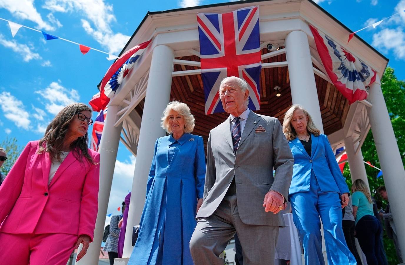 Diplomatic Slip: Union Jack Flown Upside Down During King Charles, Camilla's Arlington Visit
