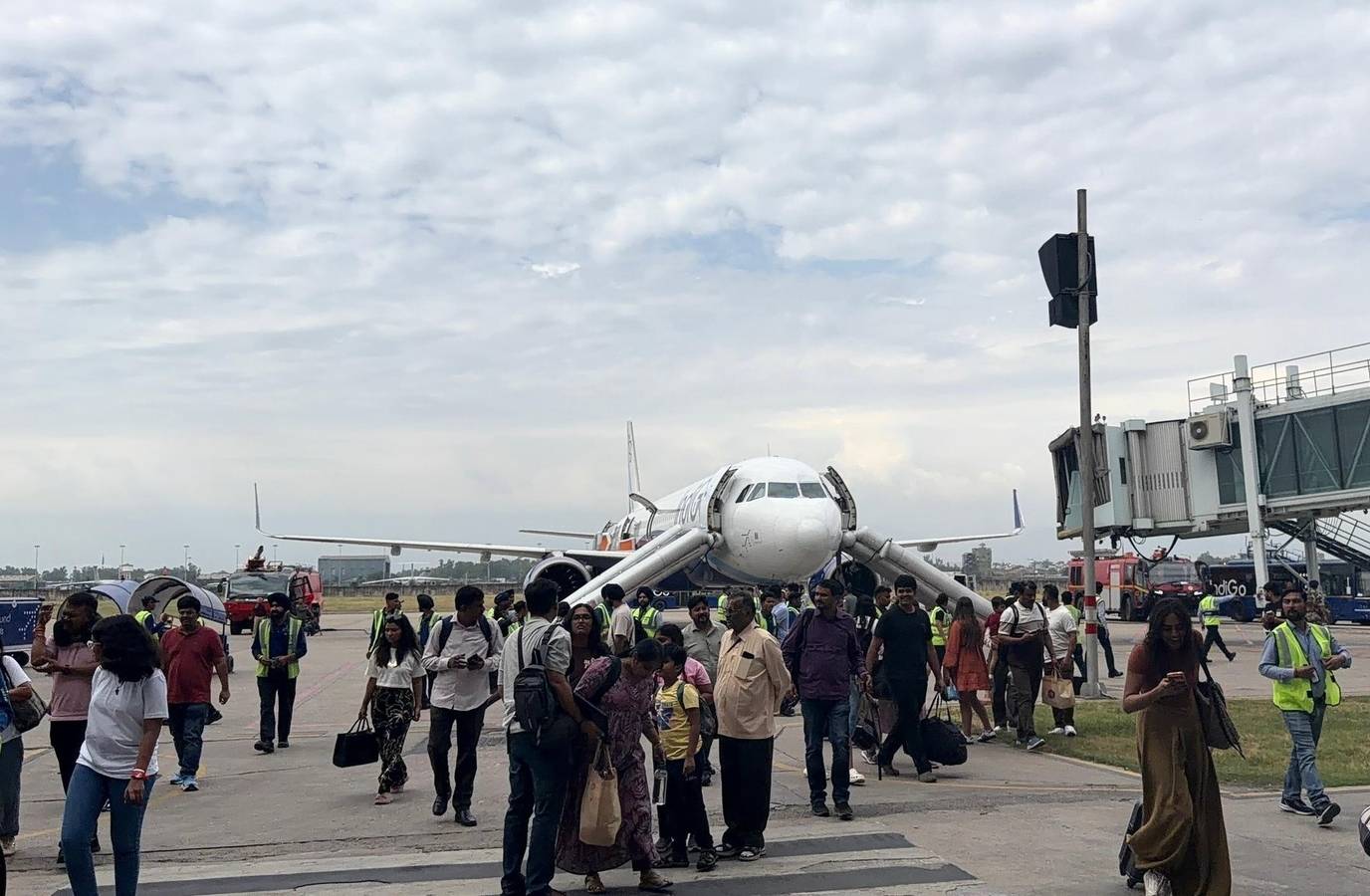 Chandigarh Airport Flight Evacuated After Passenger's Power Bank Catches Fire
