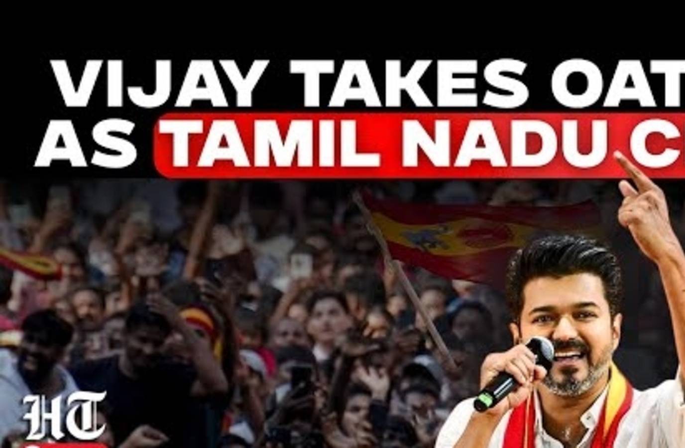 Tamil Nadu's New Chief Minister: Thalapathy Vijay Takes Oath Amidst Star-Studded Ceremony