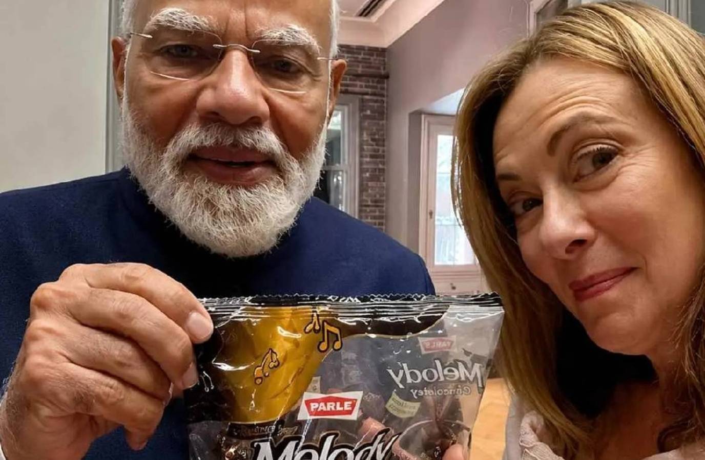 Parle Melody Toffee Goes Global as PM Modi's Gift to Italian Leader