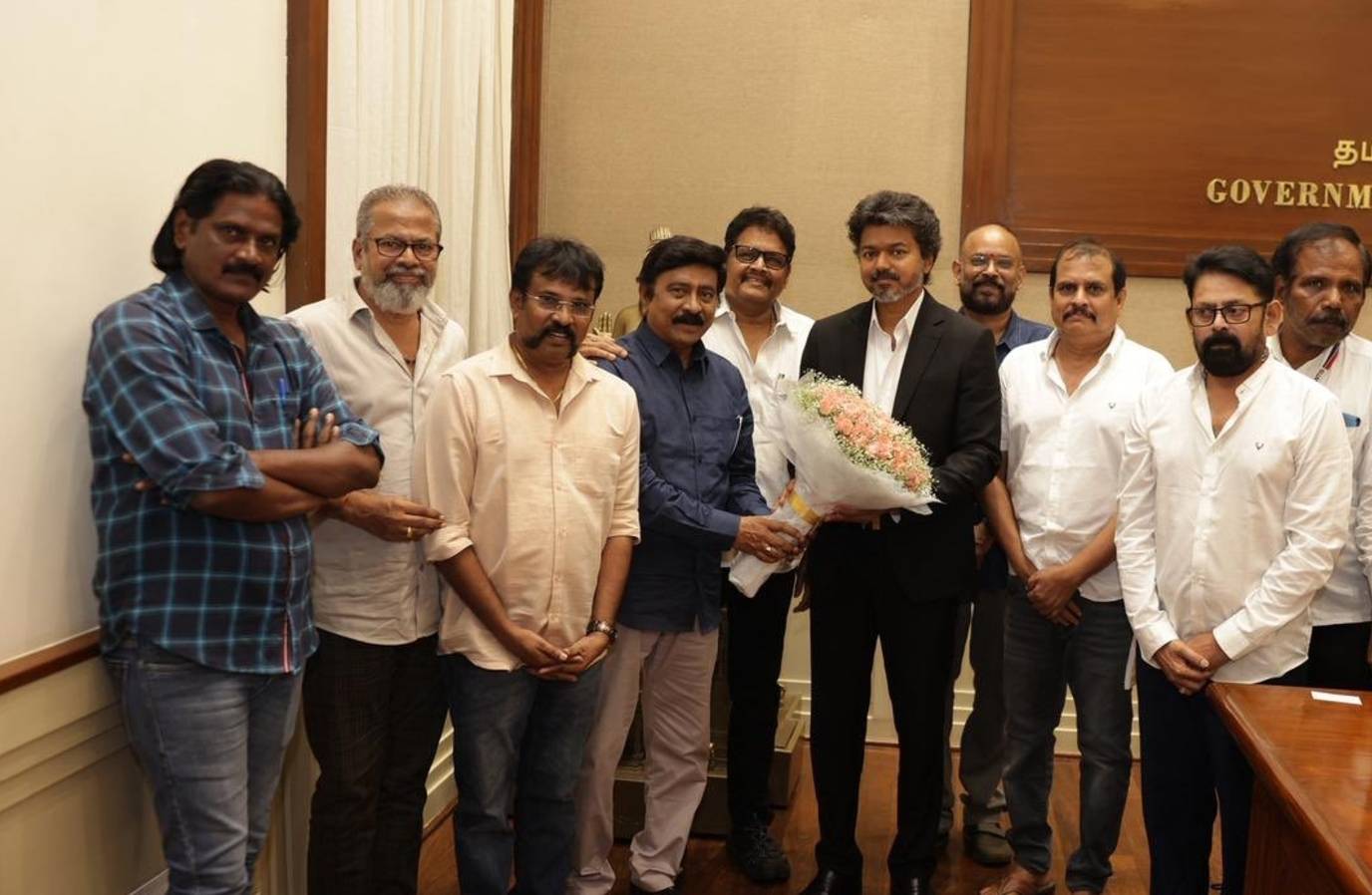Tamil Nadu CM Vijay Meets with Film Directors, Receives Support and Demands