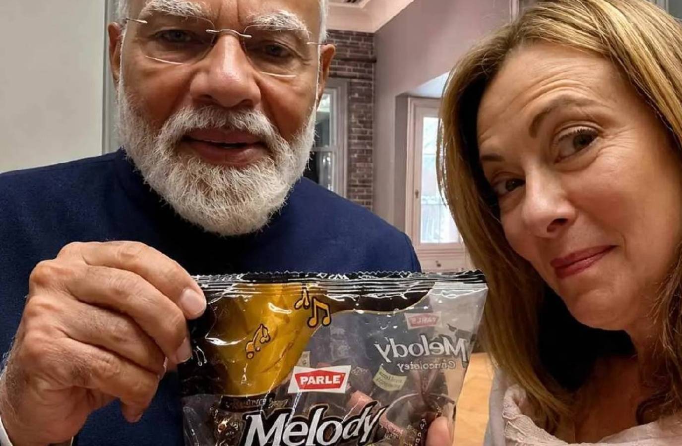 PM Narendra Modi gifts Melody to Meloni in viral video; Google searches for ‘parle melody’ rise by 5000 percent | Hindustan Times